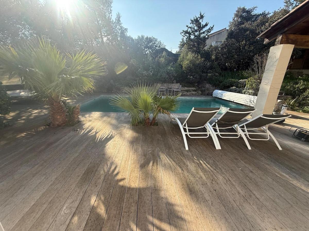 Le Havre De Paix En Garrigue 4 Chambres 3 Sdb Piscine Bezouce Ngoại thất bức ảnh