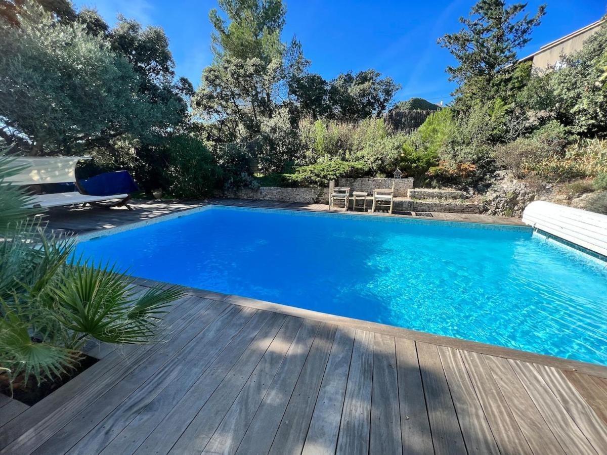 Le Havre De Paix En Garrigue 4 Chambres 3 Sdb Piscine Bezouce Ngoại thất bức ảnh